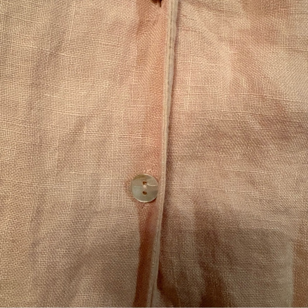 Jillian Harris x Priv Hamptons dress linen pink baby doll dress - Picture 11 of 13